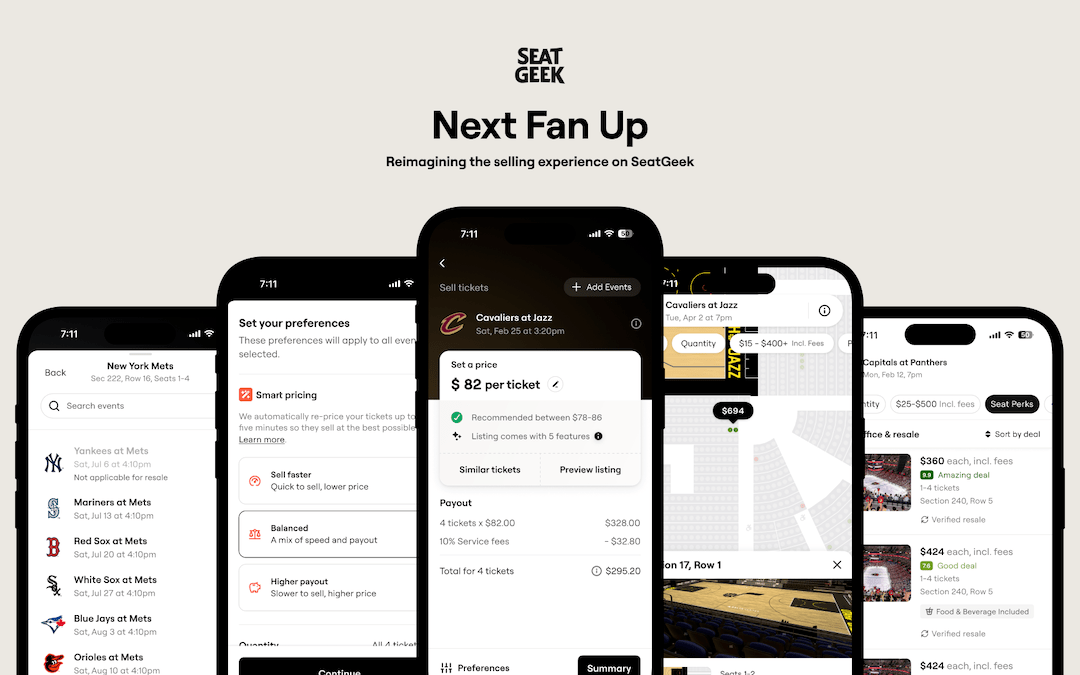 SeatGeek’s new tools help fans resell tickets at the best price