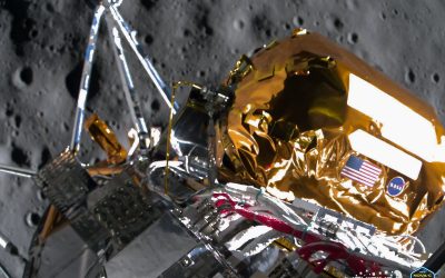 Intuitive Machines faces early end to moon mission after lander tips over