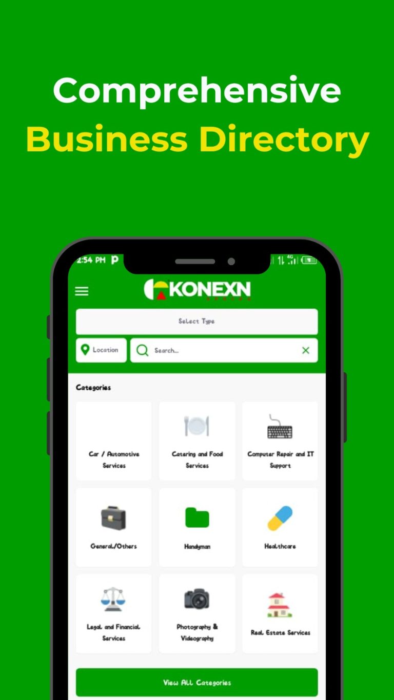 Konexn Afrika app screen 2