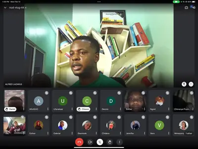Live online class with trainees